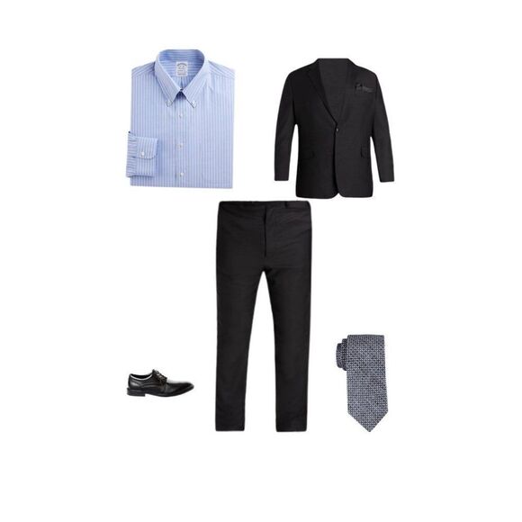 Brooks Brothers Non-Iron Stripe Long Sleeve Button Down Shirt Size 17 4/5 - Picture 10 of 10